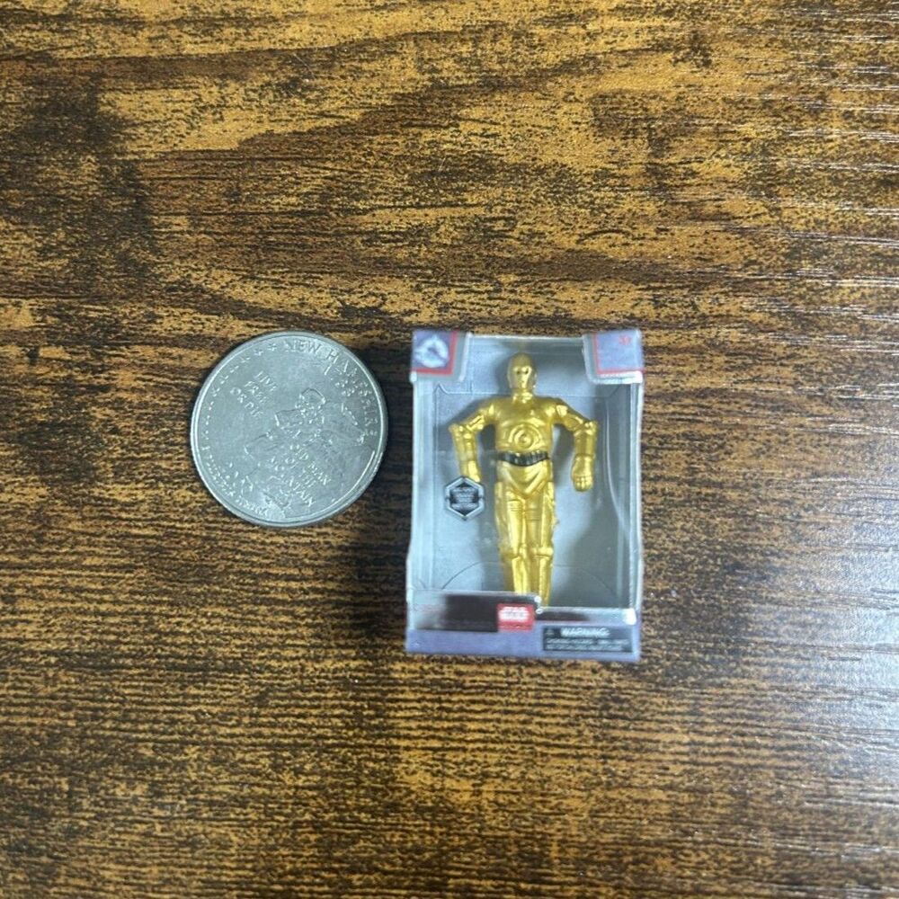 ZURU Disney Mini Brands STAR WARS Gold C-3PO C3PO Figure Ultra Rare OOP